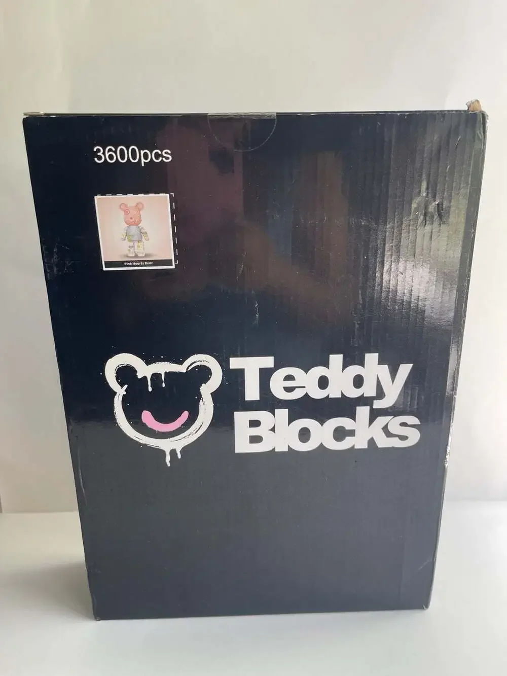 Teddy Blocks Pink Hearts Bear Building Set - 3600pcs